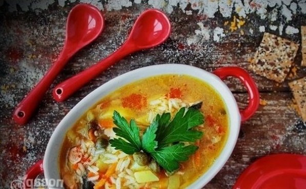 Суп из сайры, пошаговый рецепт с фото